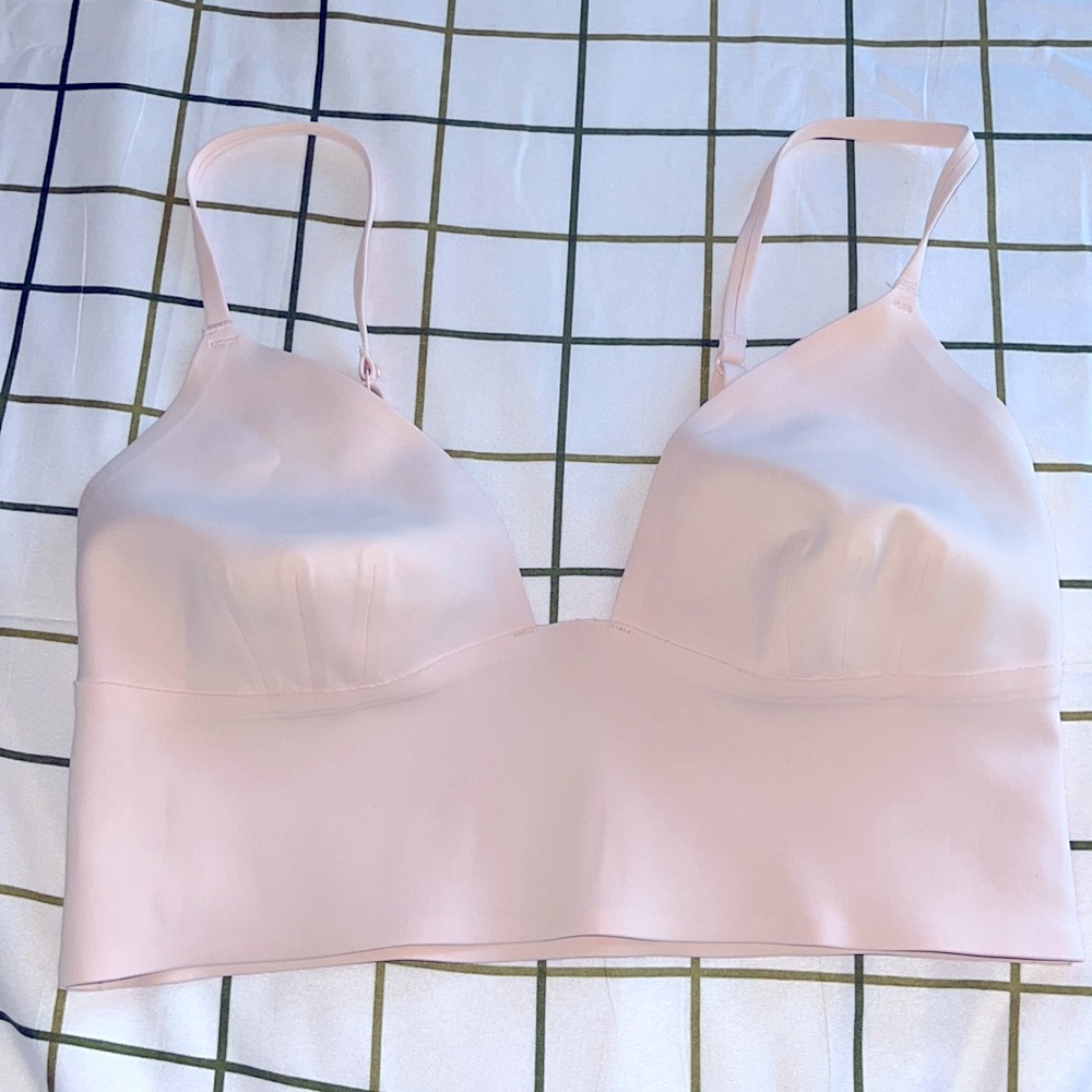 Pink free people bra/crop top (I’m not sure what it is)